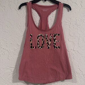 Victoria’s Secret Pink Leopard LOVE Tank XS